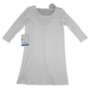 Quiet Storm‎ 3/4 Sleeve Slim Bar Back Dress White Women's Size XS New